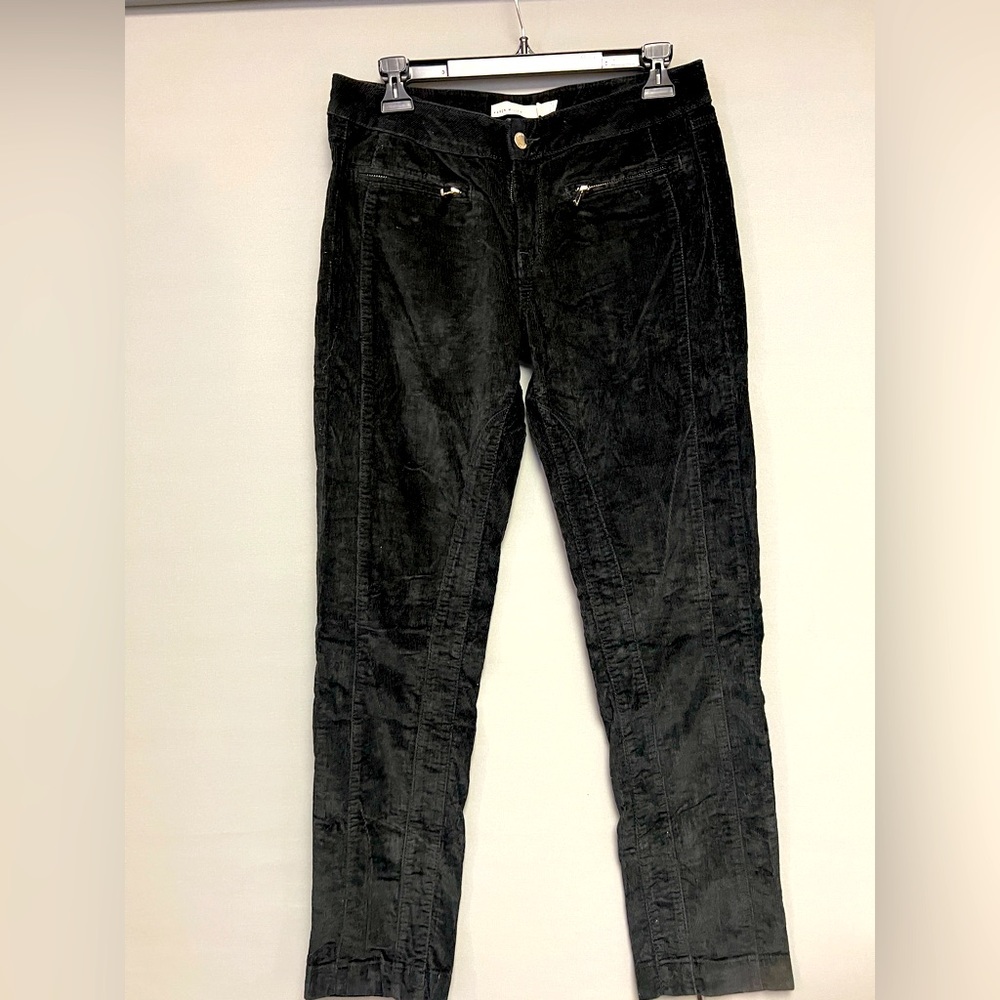 Karen Millen Corduroy jeans. Black, soft, high quality. Like new! Size 8.